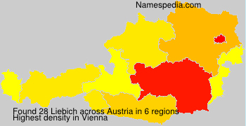 Surname Liebich in Austria