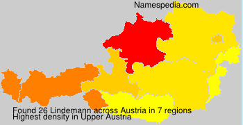 Surname Lindemann in Austria