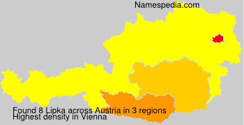 Surname Lipka in Austria