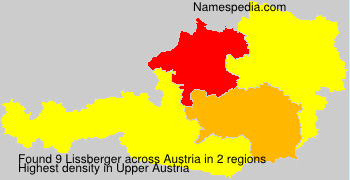 Surname Lissberger in Austria