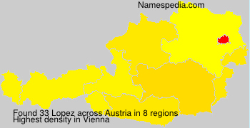 Surname Lopez in Austria