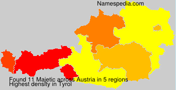 Surname Majetic in Austria