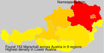 Surname Marschall in Austria