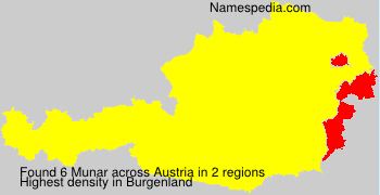 Surname Munar in Austria