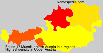 Surname Munnik in Austria