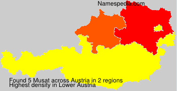 Surname Musat in Austria