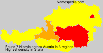Surname Nisevic in Austria