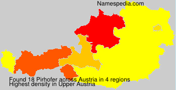 Surname Pirhofer in Austria