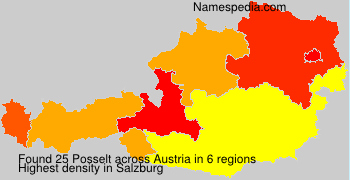Surname Posselt in Austria