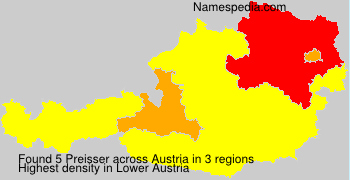 Surname Preisser in Austria