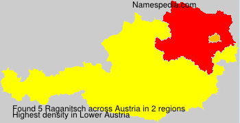 Surname Raganitsch in Austria Surname Raganitsch in Austria