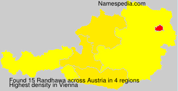 Surname Randhawa in Austria