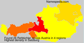 Surname Rehbichler in Austria