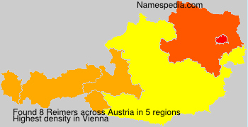 Surname Reimers in Austria