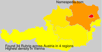 Surname Ruhrig in Austria