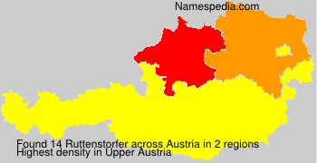 Surname Ruttenstorfer in Austria