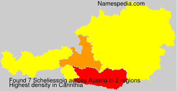 Surname Scheliessnig in Austria