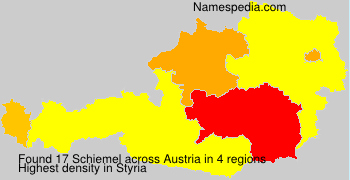 Surname Schiemel in Austria