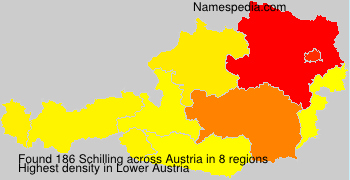 Surname Schilling in Austria