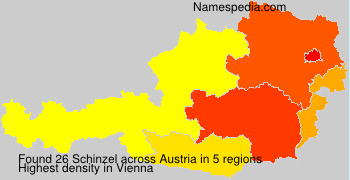 Surname Schinzel in Austria