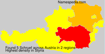 Surname Schruef in Austria