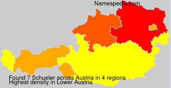 Surname Schueler in Austria