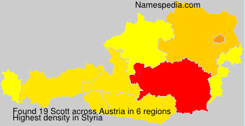 Surname Scott in Austria