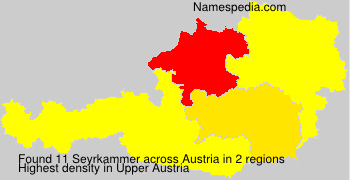 Surname Seyrkammer in Austria