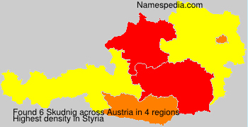 Surname Skudnig in Austria