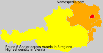 Surname Snajdr in Austria