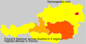 Surname Spencer in Austria