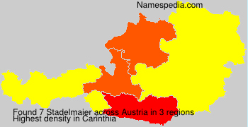 Surname Stadelmaier in Austria