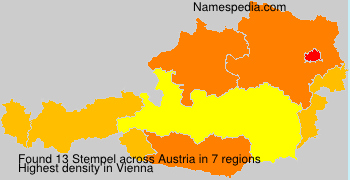 Surname Stempel in Austria