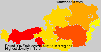 Surname Stolz in Austria
