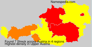 Surname Streck in Austria