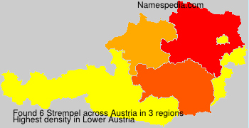 Surname Strempel in Austria