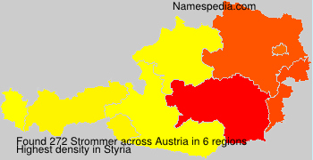 Surname Strommer in Austria