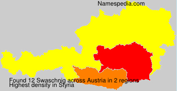 Surname Swaschnig in Austria