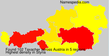 Surname Taxacher in Austria