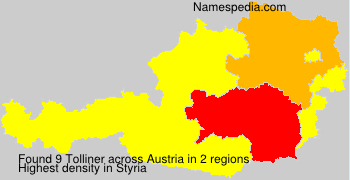 Surname Tolliner in Austria