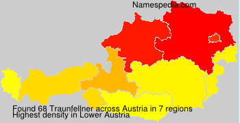 Surname Traunfellner in Austria