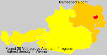 Surname Volf in Austria