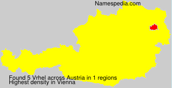 Surname Vrhel in Austria