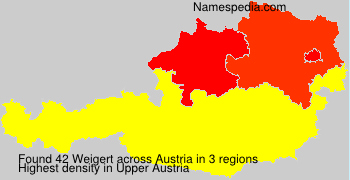 Surname Weigert in Austria