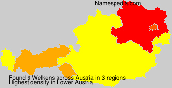 Surname Welkens in Austria
