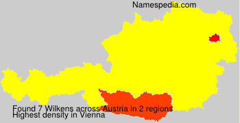 Surname Wilkens in Austria