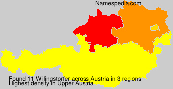 Surname Willingstorfer in Austria