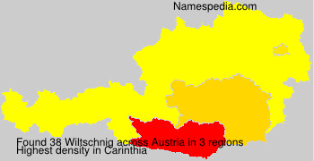 Surname Wiltschnig in Austria