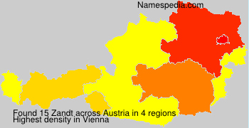 Surname Zandt in Austria