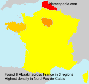 Surname Abaakil in France